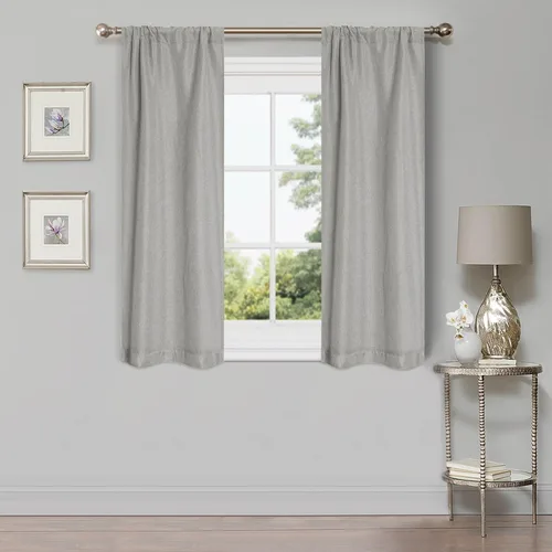 Vista 66 de Superior Linen Semi Blackout Curtains, Room Darkening, Bedroom, Drapes, Kitchen, Living Room Window Accents, Sun Blocking, Grommet Header, Classic