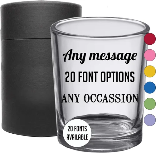 Vista 8 de 1 paquete de vasos de chupito impresos personalizados de 2.5 onzas, regalo personalizado para mujeres y hombres, fecha de nombre de mensaje