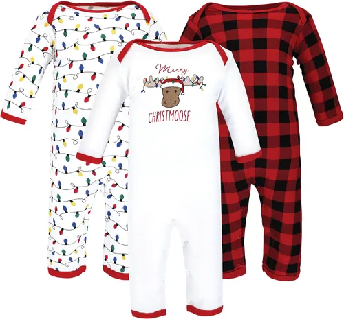 Vista 49 de Hudson Baby - Overol unisex de algodón para bebé Manzana