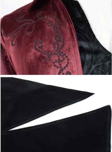 Vista 4 de Disfraz victoriano de lujo para hombre medieval Frock Tailcoat Steampunk