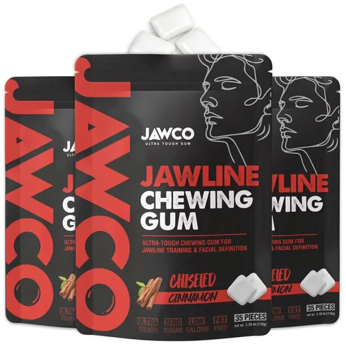 Vista 16 de JAWCKO Chicle Ultra-Resistente para Mandíbula Obtén una Mandíbula Más Fuerte y Cuadrada Chicle Duro de Entrenamiento para Mandíbula Fuerza 15X