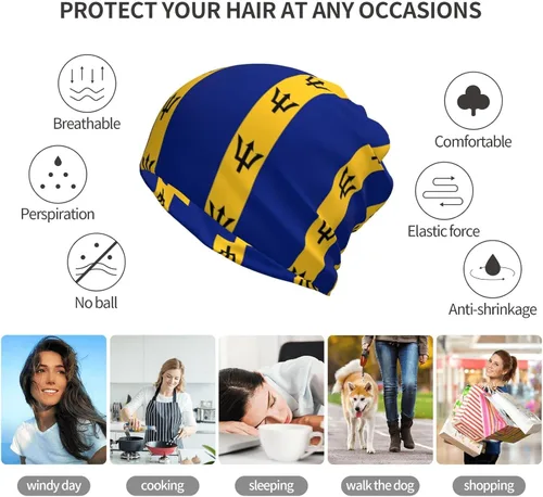Vista 8 de Lindo gorro multifunción con bandera unisex elástico diseño de calavera bufanda de moda holgada para hombres y mujeres