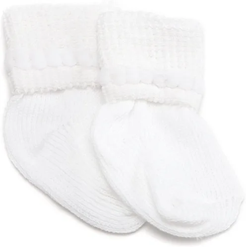 Vista 2 de Jefferies Socks Rock-A-Bye Botín, 6 unidades, color blanco