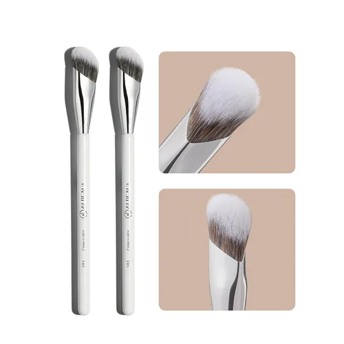 Vista 10 de Albeaut Pincel delineador de ojos, delineador de ojos en forma de media luna y pincel para cejas, crea sin esfuerzo un delineador perfecto