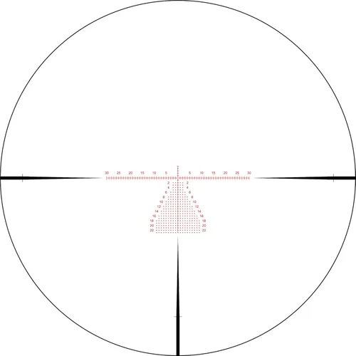 Vista 9 de Riton Optics Series 5 Conquer 5-25x56 MOA Riflescope Primer plano focal HD Retícula iluminada de vidrio con retícula integrada extraíble de dos