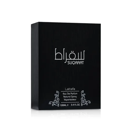 Vista 2 de Lattafa Perfumes Suqraat para hombre Eau de Parfum Spray, 3.4 onzas