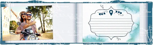 Vista 4 de Mini álbum de recortes para impresora de piñones Maleta