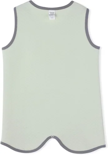 Vista 2 de 100% algodón orgánico pastel bebé dormir acolchado jacquard chaleco suave manta portátil