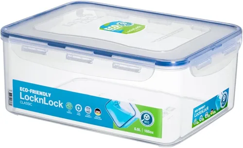 Vista 7 de LOCK & LOCK Easy Essentials - Tapas de almacenamiento de alimentos/recipientes herméticos, sin BPA, cuadrados, 20 oz para café, transparente