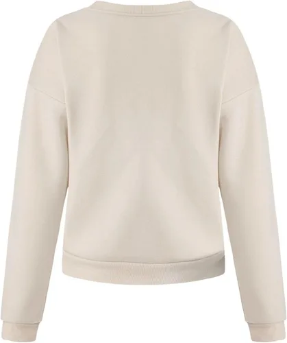 Vista 4 de Oversized Sweatshirt for Women Crewneck Pullover Aesthetic Graphic Long Sleeve Top Casual Cute Loose Fit Fleece Print Drop