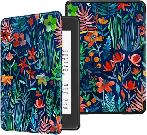 Vista 14 de Fintie - Funda delgada para Kindle Paperwhite (décima generación del 2018), piel sintética ligera prémium con función automática de apagar
