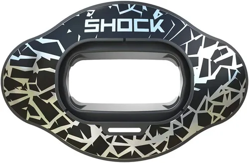 Vista 2 de Shock Doctor 39-BLKSTT Interchange Protector bucal BLK SLVR roto OSFA-OSFA