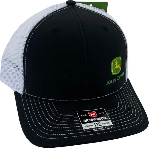 Vista 9 de John Deere Sombrero Richardson negroblanco LP83157, Negro