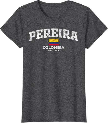 Vista 7 de Camiseta Pereira Colombia, Negro