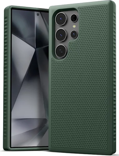 Vista 13 de Funda para Samsung Galaxy S24 Ultra, [probada en caídas de grado militar], delgada, ligera, duradera, resistente, a prueba de golpes, funda Negro