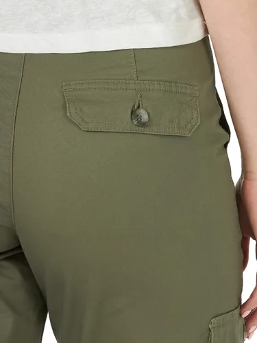 Vista 4 de Lee Pantalón capri tipo cargo de tiro medio flexible para mujer