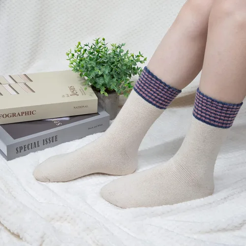 Vista 4 de Womens Wool Socks Soft Super Thick Warm Socks for Women Thermal Winter Socks for Gifts