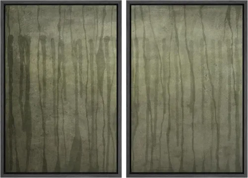 Vista 106 de SIGNWIN Lienzo enmarcado para pared, ilustraciones abstractas texturizadas en tonos beige terrosos, arte moderno, decorativo, contemporáneo