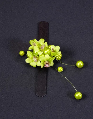 Vista 7 de Floral Supply Online - Pulsera brillante Slaplet. Pulseras florales de ramillete a presión para bodas, bailes, bailes o eventos., Plástico, No es