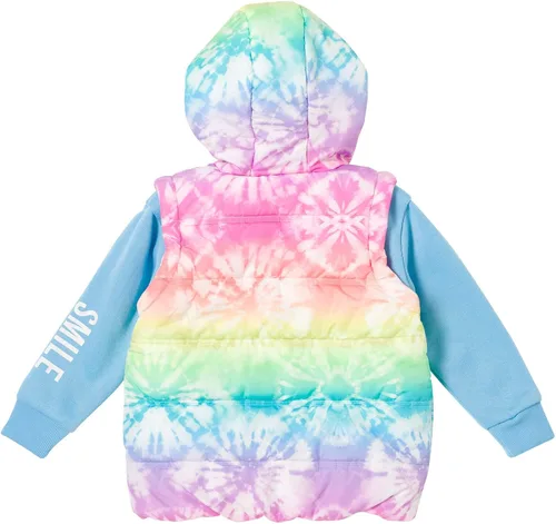 Vista 5 de My Little Pony Rainbow Dash - Chaqueta con cremallera para niñas de niños pequeños a niños pequeños