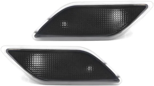 Vista 9 de iJDMTOY Euro OEM-Spec - Carcasas de lámpara de marcador lateral de parachoques delantero compatibles con Mercedes 2010-2013 W212 Clase E E300 E350