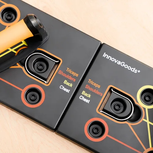 Vista 9 de Tabla de Flexiones Push-Up con Bandas de Resistencia y Guía de Ejercicios Pulsher InnovaGoods