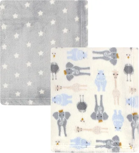 Vista 7 de Hudson Baby - Mantas de lujo unisex para bebé, afelpadas y confortables, talla única, 2 unidades, mariposas