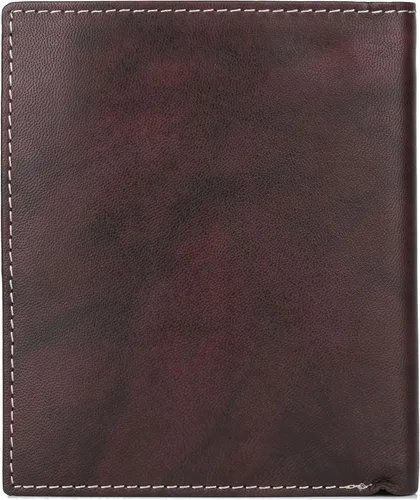 Vista 5 de J. Buxton Hunt Tarjeta de Crédito Folio, Marrón, Compacto