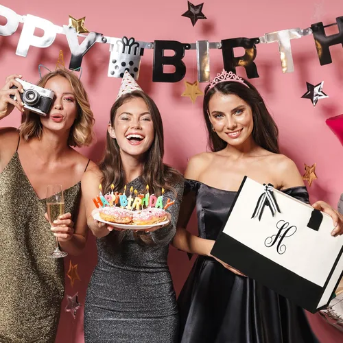 Vista 4 de Kepela Regalos para mujeres, regalos de cumpleaños para mujeres, su mamá buscadora, regalos personalizados, bolsa de mano con iniciales bordadas
