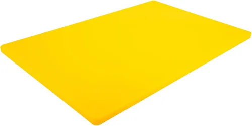 Vista 18 de Tabla de corte de plástico de Thirteen Chefs - 18 x 12 x 0.5 pulgadas, grado profesional HDPE, aprobada por NSF, tamaño grande y apta para Blanco