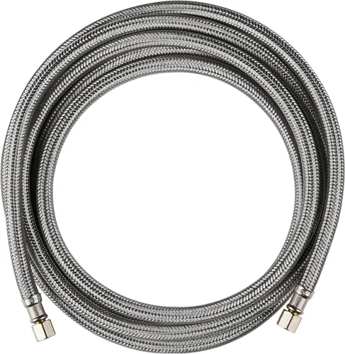 Vista 3 de 1 manguera EFIELD para fabricar hielo SS de 5 pies con 1/4 pulgadas Comp