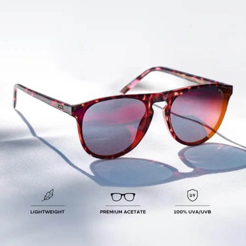 Vista 6 de WMP Eyewear - Gafas de sol redondas modernas One Bridge