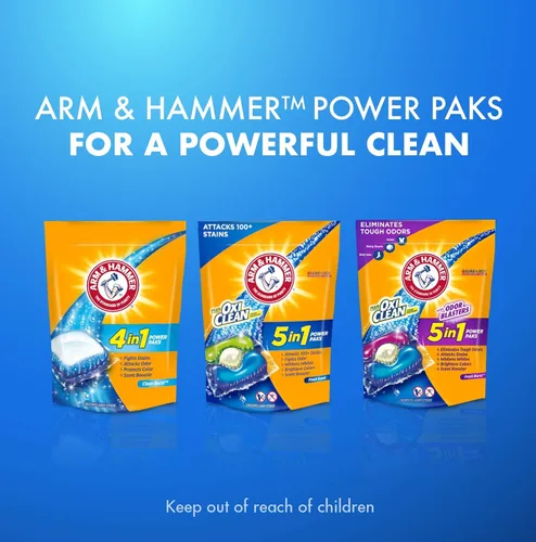 Vista 8 de Arm & Hammer Paquetes de detergente 4 en 1, fresco, 58 unidades (paquete de 4)
