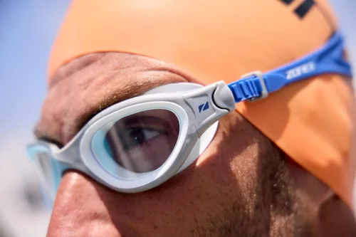 Vista 3 de ZONE3 Venator-X - Gafas de natación con lentes antiniebla/gran angular, visión clara, sin fugas, gafas de natación para agua abierta/piscina