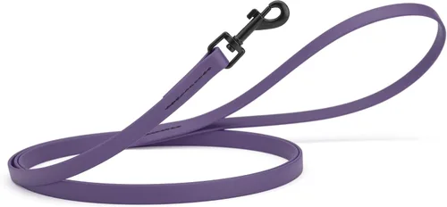 Vista 95 de Dogline Biothane - Correa impermeable para perro, tejido de nailon con revestimiento fuerte, con herrajes negros, a prueba de olores, fácil