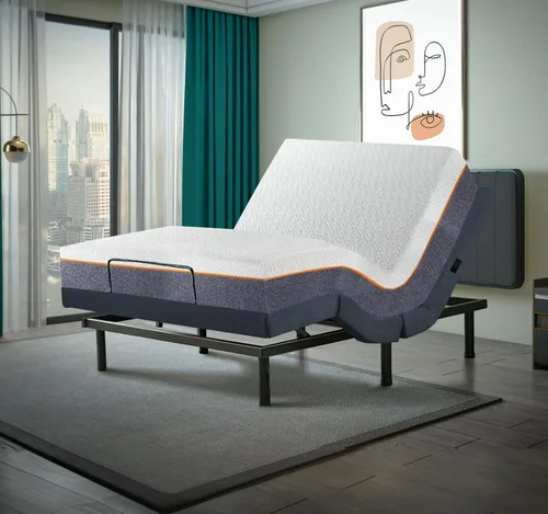 Vista 13 de Irvine Home Collection Base de cama ajustable de tamaño individual XL, características cargadas, gravedad cero, sin ronquidos, posiciones de memoria
