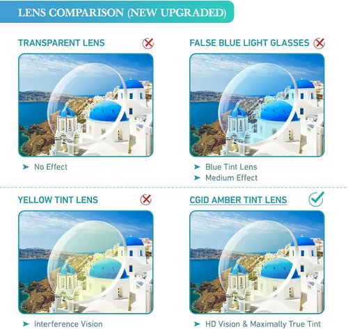 Vista 16 de CGID Gafas de sol unisex polarizadas redondas E01 Lennon