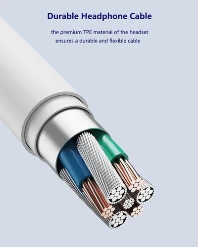 Vista 6 de Paquete de 2 auriculares tipo C con cable para iPhone 15 16 16e 17 Pro Max, auriculares USB C con micrófono y auriculares con cancelación de ruido