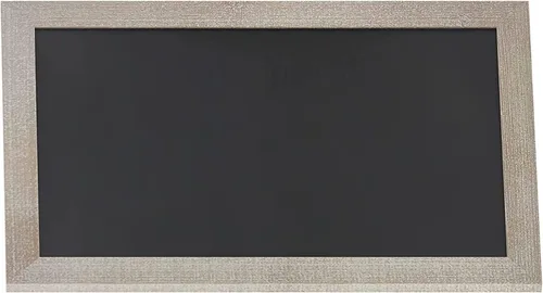 Vista 15 de HBCY Creations Pizarra de tiza de pared con marco de madera maciza blanqueada de 11" x 17", superficie magnética, decoración para el hogar, menús 1