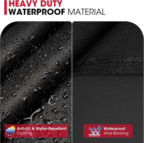 Vista 7 de Cobertor Unicook impermeable para parrilla a gas: de 60 pulgadas, resistente a la decoloración y a los rayos UV, duradero y práctico, para parrillas