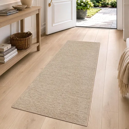 Vista 33 de DEXI Tapete delgado para puerta de entrada interior, 24 x 36 pulgadas Beige