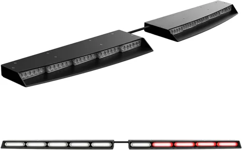 Vista 26 de Raptor Elite Striker-TIR - Barra de luz LED para visera interior (ámbar)