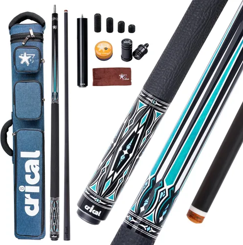 Vista 15 de CRICAL Carbon Fiber Pool Cue Set, Low Deflection, Pro Taper Shaft, 58 Inch
