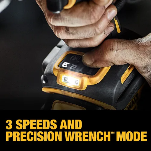 Vista 4 de DEWALT Kit de llave de impacto inalámbrica 20V MAX XR de 3/4 pulgadas con batería POWERSTACK y cargador (DCF964GH1)