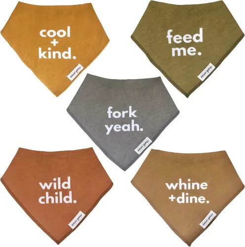 Vista 9 de Denver James Bandana de alimentación babero bebé I algodón orgánico suave I Fleece Back