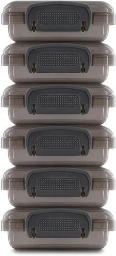 Vista 16 de NADOBA 12 Pcs Lock Top Snack Containers, 4.6 Oz, Snap Lid, 3