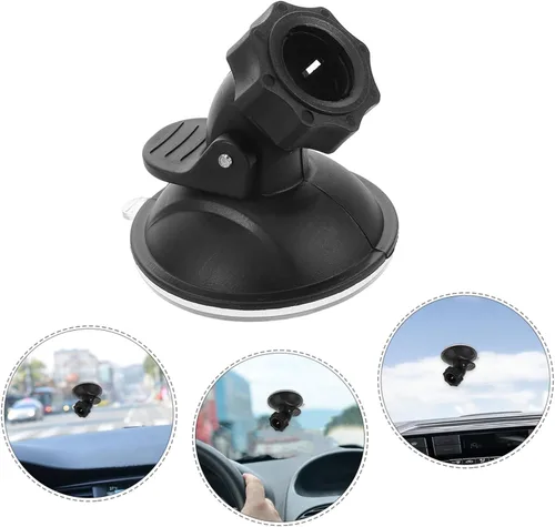 Vista 8 de Soporte para cámara de tablero de coche, soporte de cámara con ventosa, base giratoria de 360 grados para cámaras de tablero