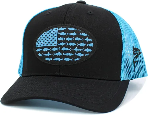 Vista 247 de KBETHOS Tactical Operator Collection USA Fishing Mesh Ballcap Flag Patch America Outdoors Trucker Baseball Cap