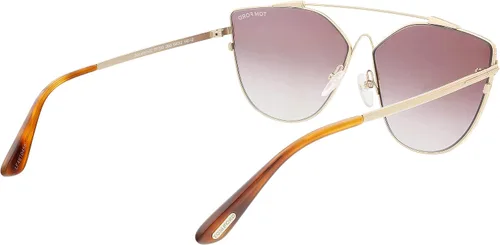 Vista 5 de Tom Ford FT0563 28G - Lentes de sol piloto Jacquelyn de oro rosa brillante categoría 2 Oro