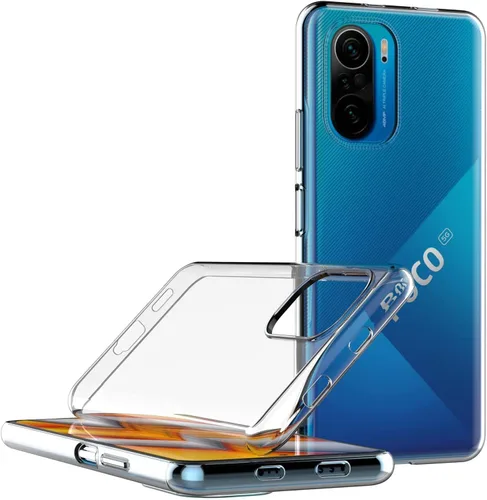 Vista 3 de MaiJin Funda para Xiaomi Poco F3 / Redmi K40, parachoques de gel de goma TPU suave, cubierta trasera transparente